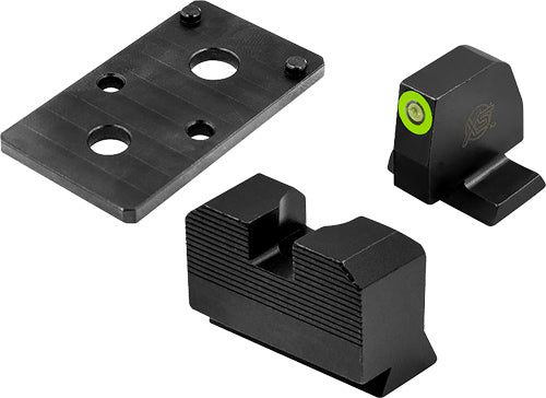 XS MINIMALIST TRITIUM SIGHT & OPTIC PLATE RMR S&W M&P