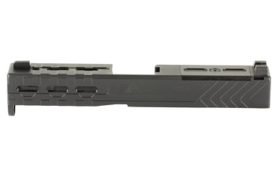 Sylvan Arms Complete Custom Slide, Trijicon RMR Slide Cut, Fits Glock 19 GEN4, DLC Finish, Black, Includes Internals, RMR Cover/Adapter Plate, RMR Locating Pins and Plate Screws GL19G4SK