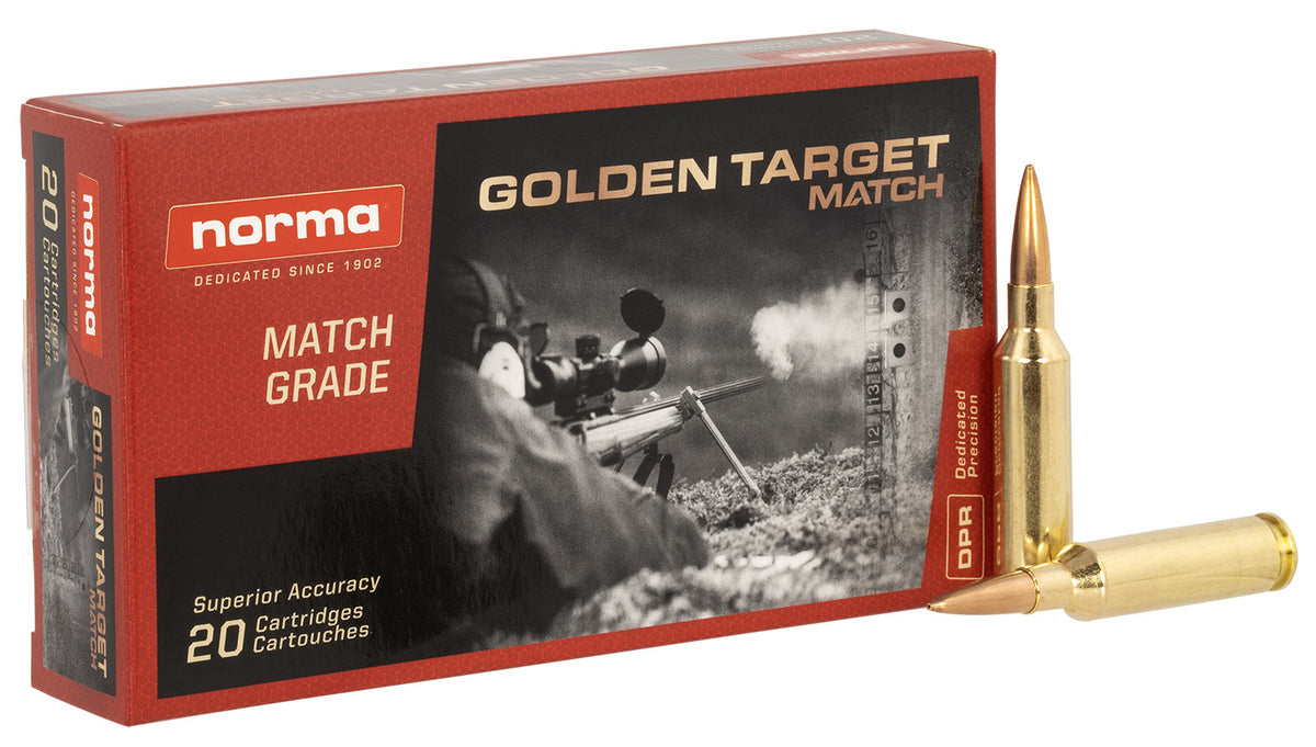 Norma 6mm Creedmoor Golden Target 107gr HPBT Ammo