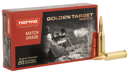 Norma 6mm Creedmoor Golden Target 107gr HPBT Ammo