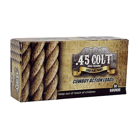 American Cowboy .45 Long Colt Handgun 200gr Solid Ammo
