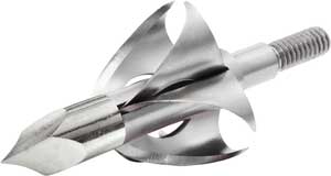 FLYING ARROW BROADHEAD TOXIC 100GR 7/8" CUT 3/PK SILVER