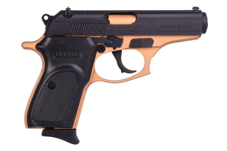 THUNDER 380 GOLD/BLACK 380ACP CERAKOTE GOLD FRAME