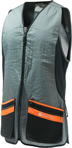 BERETTA MEN'S S.PIGEON VEST LARGE GREY/ORANGE