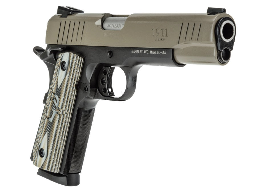1911FS 45ACP SAND 5" 8+1 AS 1-191101S-VZ | CUSTOM VZ GRIPS