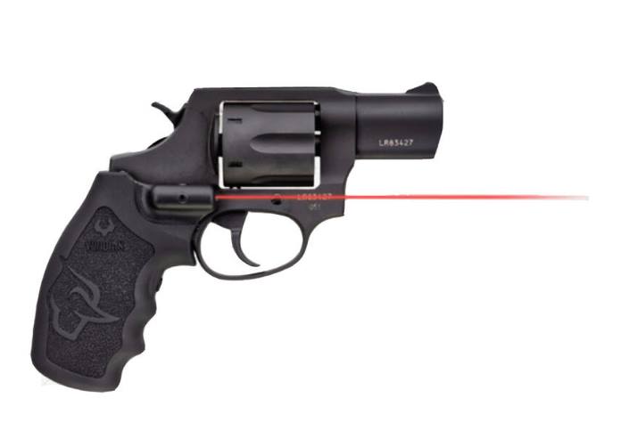 Taurus 2-856021ULVL 856 Ultra-Lite 38 Special 6rd 2" Matte Black Cylinder & Barrel Matte Black Anodized Aluminum Frame Black Polymer Grip w/Viridian Laser