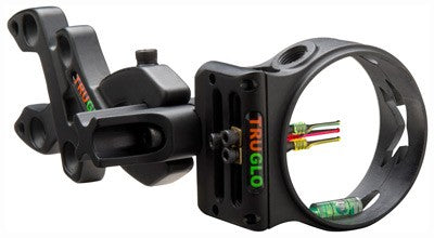 TRUGLO BOW SIGHT STORM 3-PIN .019 DIA BLACK