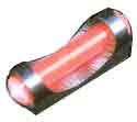 TRUGLO SIGHT LONG BEAD 2.6MM THREAD FIBER OPTIC RED