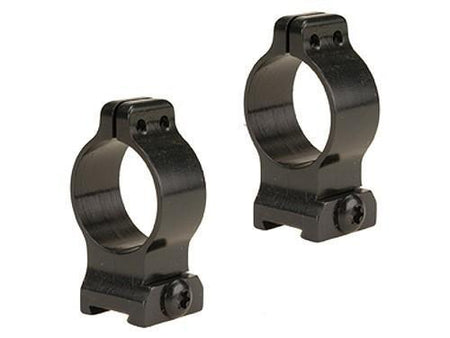 Talley 30mm Screw-Lock Detachable Scope Rings - Black Satin High