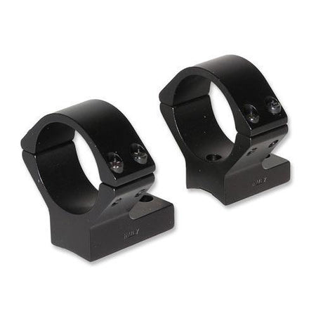 Talley Lightweight Alloy Scope Mounts - Black Anodized - 30mm - Low Weatherby Accumark-Magnum & Mark V (9 LUG)