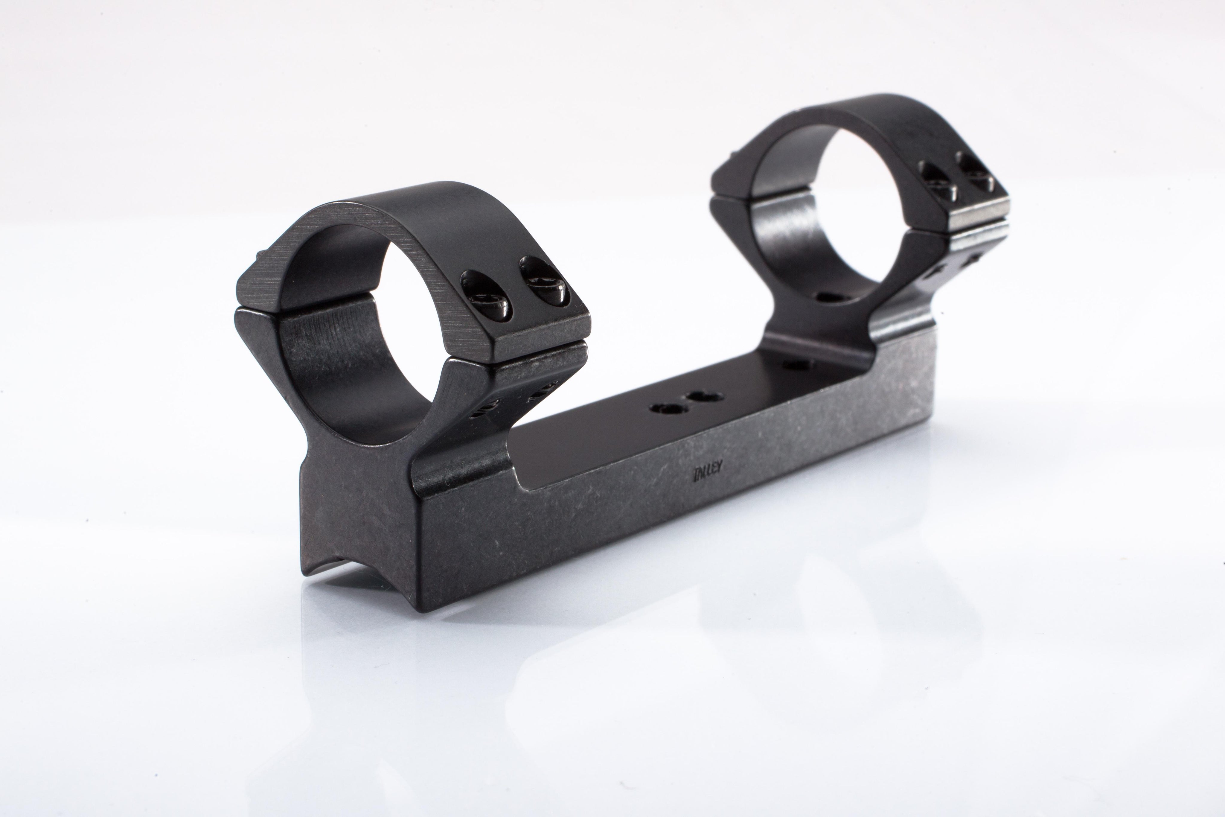 Talley Lightweight Alloy Mount Combo - Extended Thompson Center Encore- Omega Triumph & Pro Hunter - Black Anodized - 1" Low