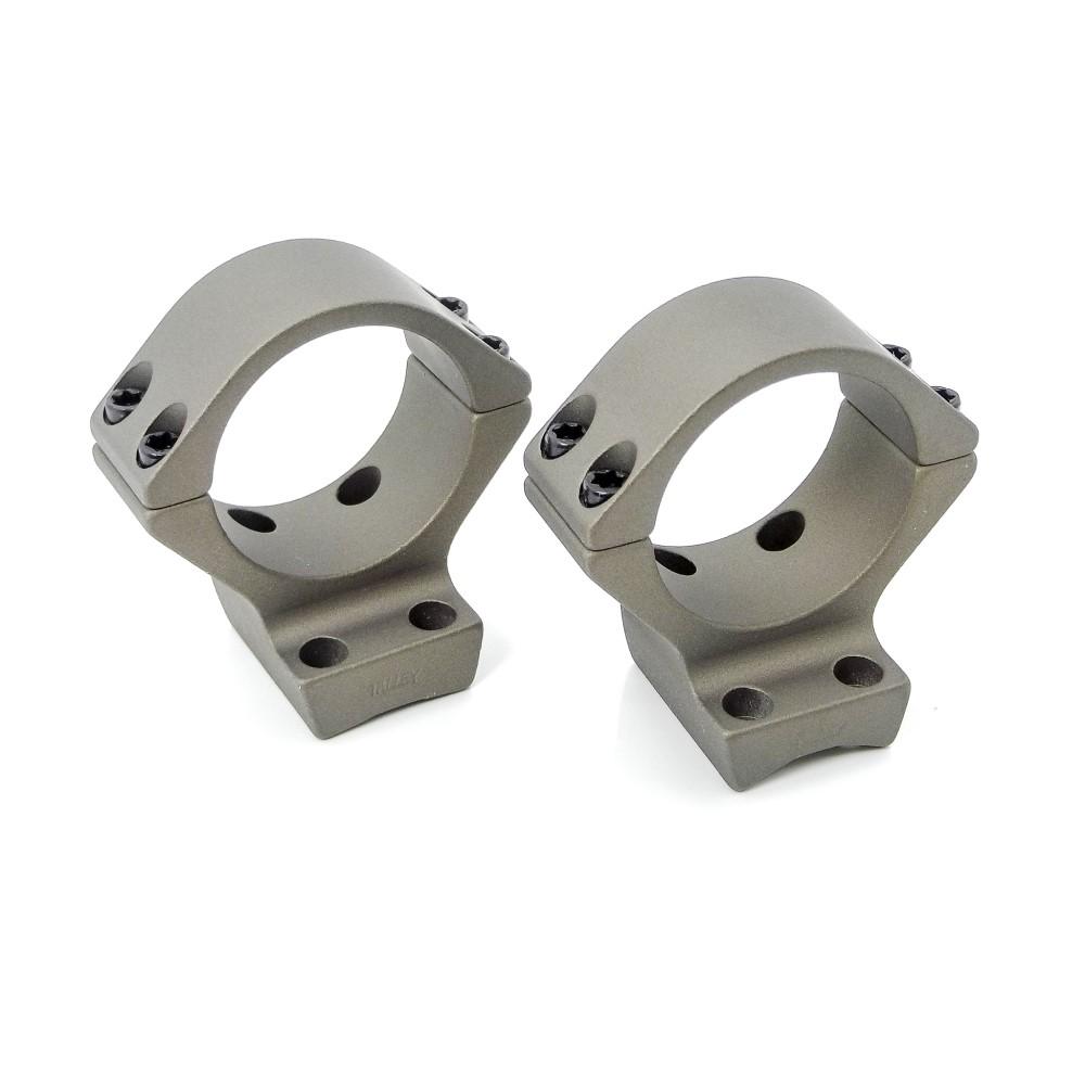 Talley Browning X-Bolt Scope Mounts 34mm High 20 MOA Short/Super Short Smoked Bronze