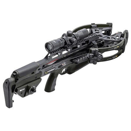 Tenpoint TRX 26 Compact Reverse-Draw Crossbow ACUslide MAXX RangeMaster 100 Scope Black