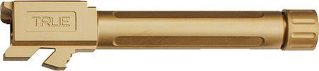 TRUE PRECISION FOR GLOCK 17 BARREL THREADED GOLD TIN