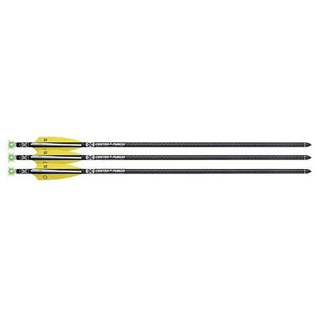 TenPoint EVO-X CenterPunch Lighted Alpha-Blaze Carbon Arrows 20" 3 Pack