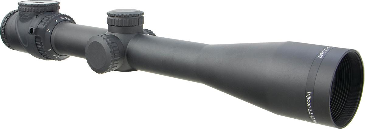 Trijicon AccuPoint 2.5-12.5x42mm Duplex with Green Dot Rifle Scope