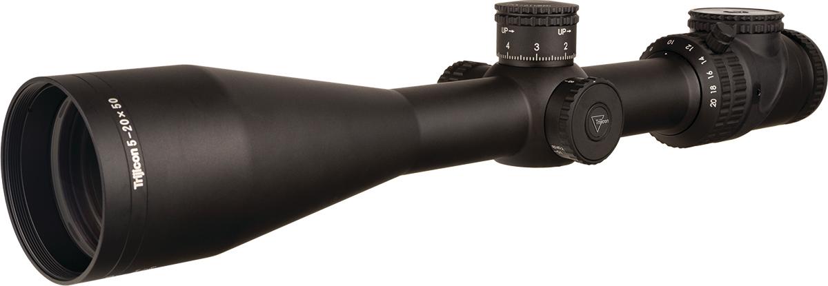 Trijicon AccuPoint 5-20x50mm MRAD Ranging Crosshair w/ Green Dot Rifle Scope