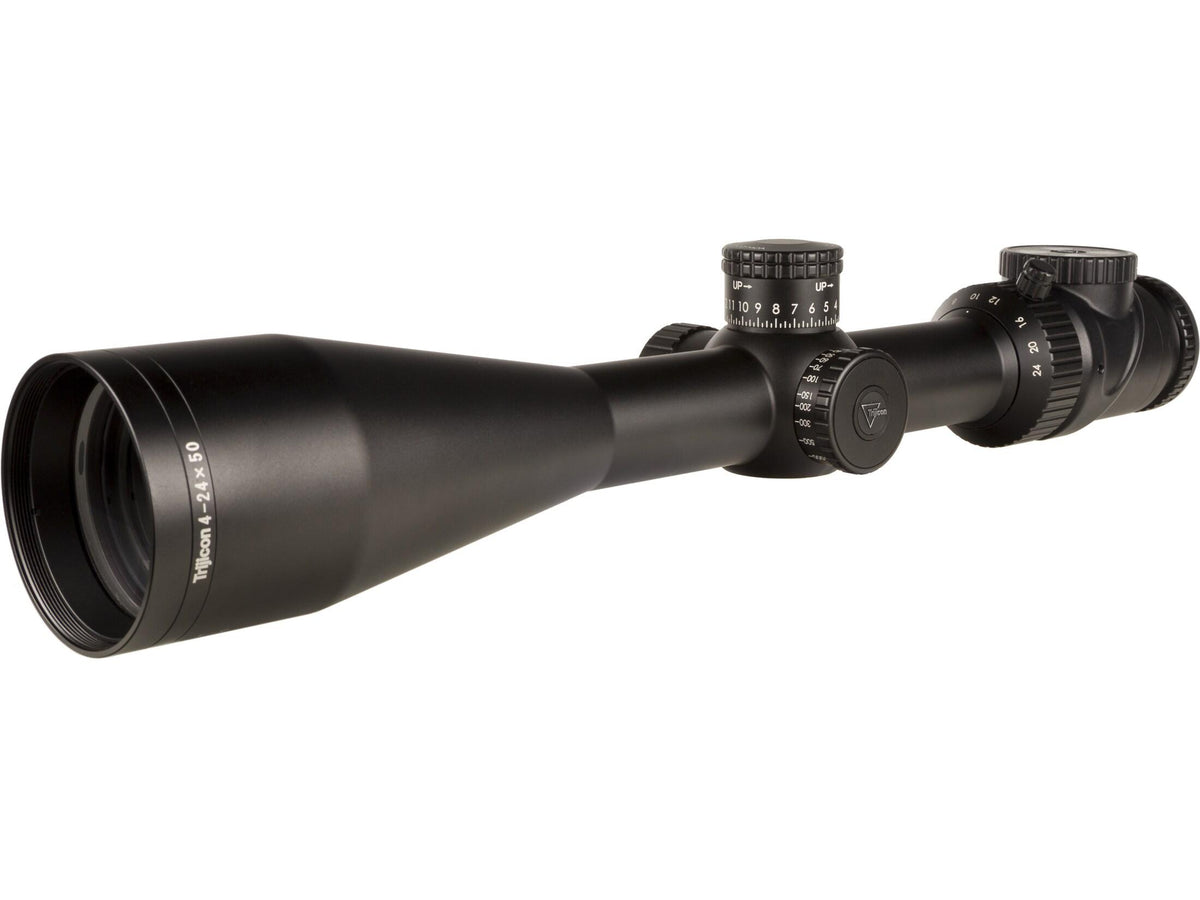 Trijicon AccuPoint 4-24x50mm MOA Ranging Crosshair with Green Dot Rifle Scope