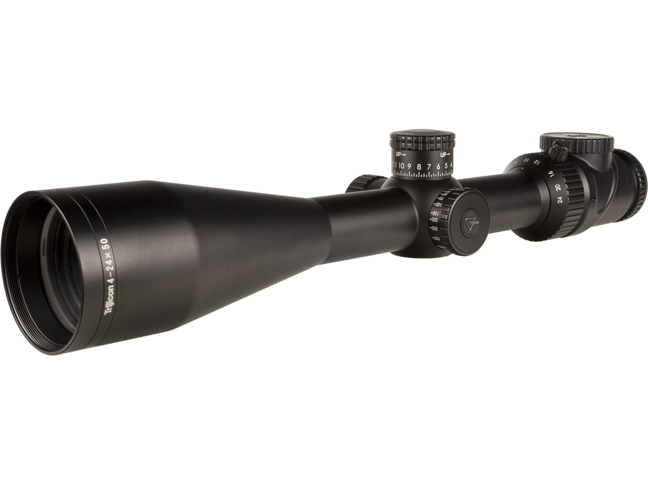 Trijicon AccuPoint 4-24x50mm MOA Ranging Crosshair with Green Dot Rifle Scope