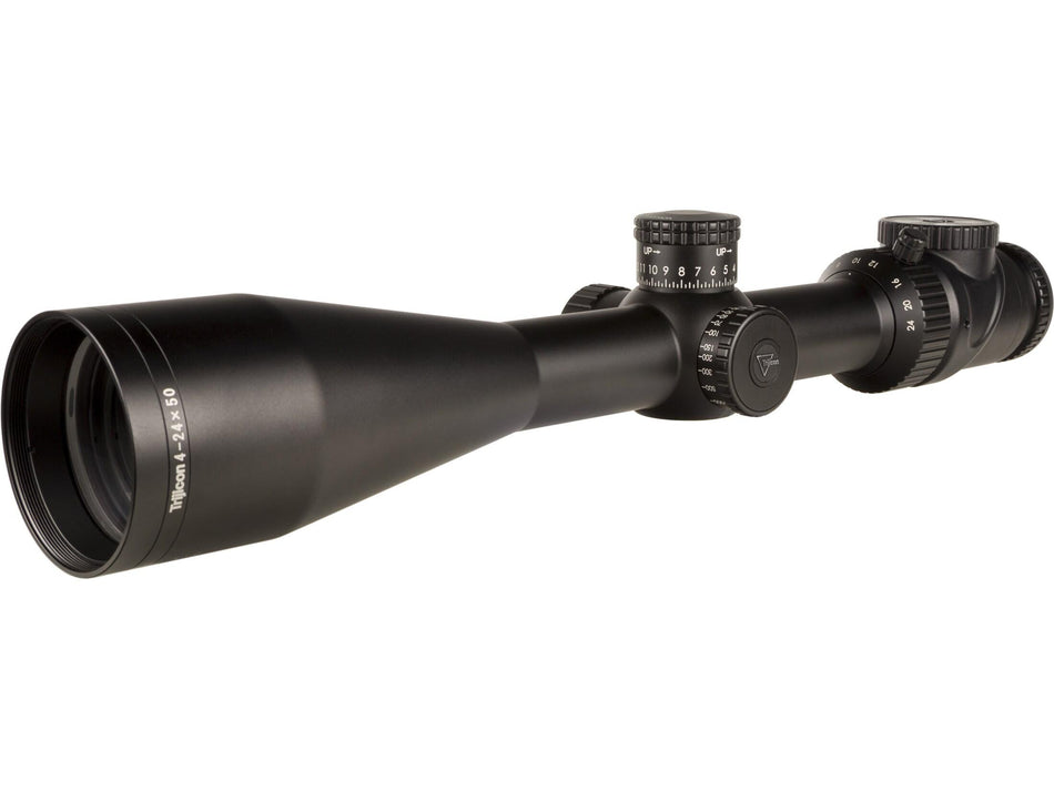 Trijicon AccuPoint 4-24x50mm MOA Ranging Crosshair with Green Dot Rifle Scope