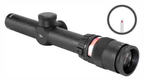 Trijicon AccuPoint 1-4x24mm Red BAC Triangle Post Rifle Scope
