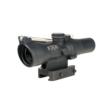 Trijicon Compact ACOG 1.5x24 Rifle Scope Amber 8 MOA Triangle Reticle Illuminated Black w/ Mount