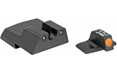 Trijicon HD Night Sights, Fits H&K .45C/.45C Tactical/P30/P30L/VP9 Models, Not Compatible with Optics Ready VP9, Orange Front Outline, Front/Rear HK110O-600601
