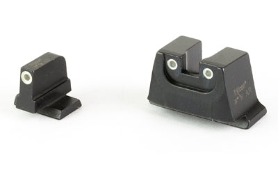 Trijicon Bright & Tough, Suppressor Height Night Sight, Fits S&W M&P C.O.R.E/ M2.0 OR/ M2.0 Metal Series, Black, Tritium Front/Rear, Green 3 Dot SA240-C-601011