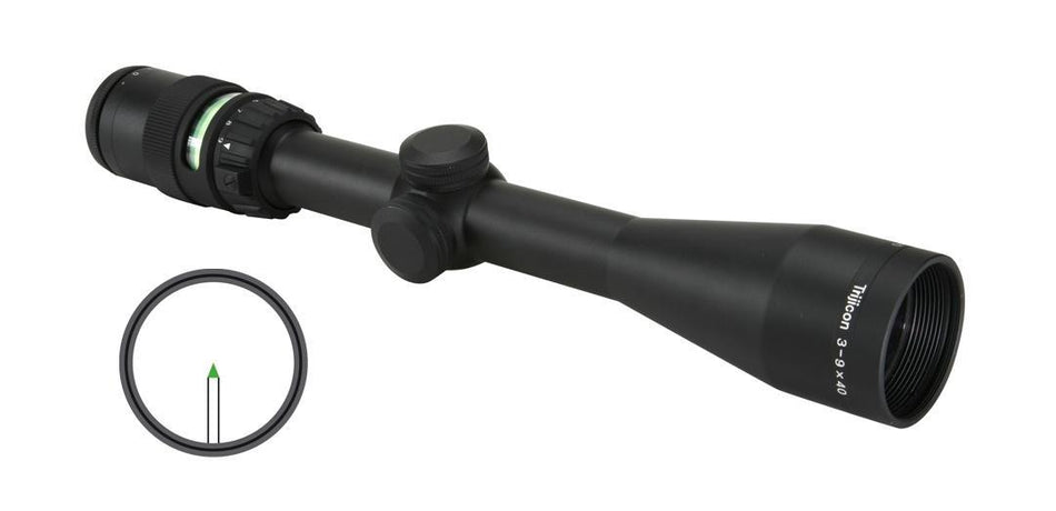 Trijicon AccuPoint 3-9x40mm Green BAC Triangle Post Rifle Scope