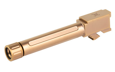 True Precision Threaded Barrel, 9MM, Fits Glock 19, Copper TiCN Finish, Includes Thread Protector TP-G19B-XTC