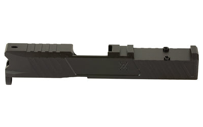 True Precision Duty Slide, Stripped, Fits Glock 43/43X, RMRcc Optic Cut, Nitride Finish, Black TP-G43DS-BL-RMRCC