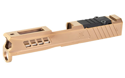 True Precision Axiom Slide, Fits Glock 43/43X, Copper TiCN Finish, RMS Optic Cut & Cover Plate TP-G43S-C-RMS