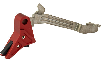 True Precision Axiom Trigger & Trigger Bar, Black with Red Safety, Fits Glock 43/43X/48 TP-G43T-RBL