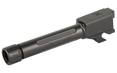 True Precision Barrel, 9MM, Threaded 1/2X28, Fits SIG P320 X-Compact, DLC Finish, Black TP-P32XCB-XTBC