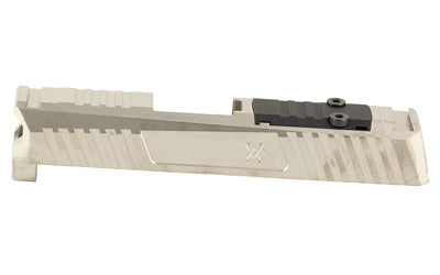 True Precision Duty Slide, Stripped, For Sig P365, RMS Optic Cut, Satin Stainless Finish, Silver TP-P365DS-SS-RMS