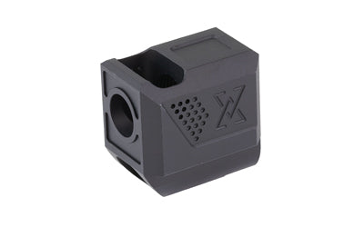 True Precision True-Lock Compensator, Fits Sig P365/X/XL/Macro with 1/2X28 Threaded Barrel, Black TP-P365MUC-BL