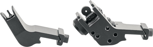 JE FIXED FRONT/REAR SIGHT 45 DEGREE OFFSET ALUMINUM BLK