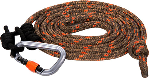 TETHRD 11MM TREE TETHER 8' W/CARABINER & PRUSIK CORD