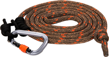 TETHRD 11MM TREE TETHER 8' W/CARABINER & PRUSIK CORD