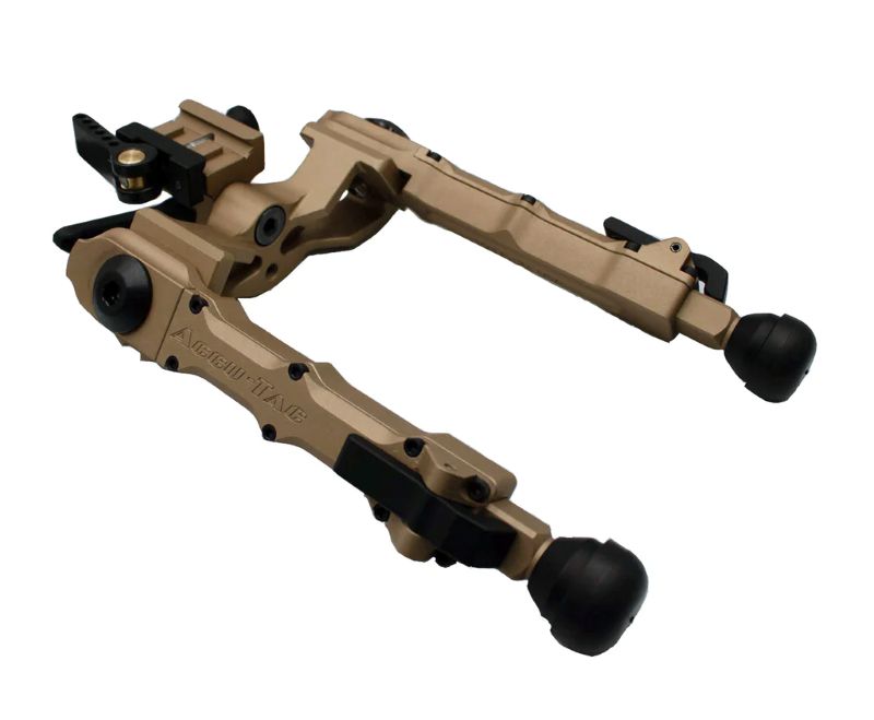 ACCU-TAC BIPOD WIDE BODY RIFLE 7.5" MAX HEIGHT PICATINNY TAN