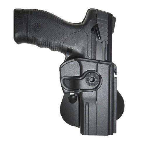 Tagua Gunleather Push Button Lock Style Holster for S&W Shield Black Right Hand