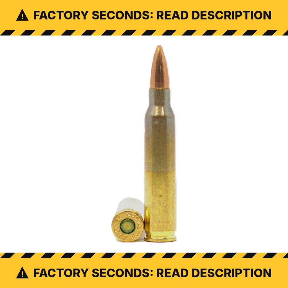 Aguila 5.56x45mm M193 NATO 55gr FMJ 3164fps – Factory Seconds Read Description