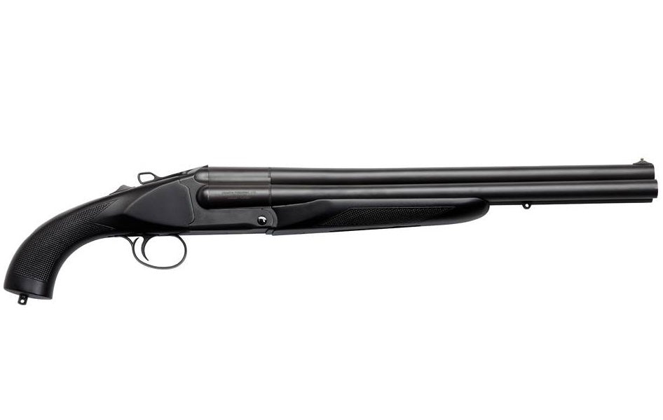 Charles Daly 930170 Honcho Triple 12 Gauge 3rd 18.50" Blued Steel Barrel & Receiver, Black Rubber Coated Walnut Grip, Right Hand