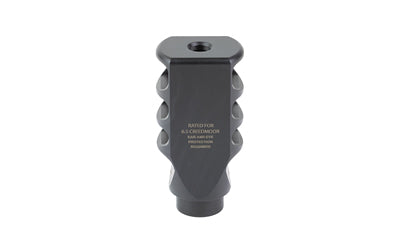 Ultradyne USA Pegasus Compensator Muzzle Brake with Timing Nut AR-10 6.5, 5/8X24 Thread, 1.360 Outside Diameter, Steel Nitride Finish UD10240