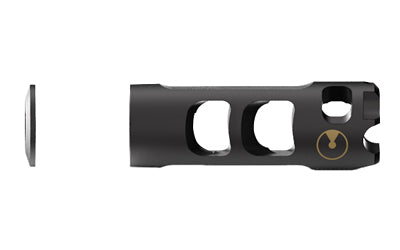 Ultradyne USA Vostok Compensator Muzzle Brake, AK, 7.62x39, M14X1 LH Thread, .750" Outside Diameter, 416 SS, Black Nitride Finish UD10870