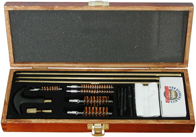 DAC UNIVERSAL GUN CLEANING KIT W/PRESENTATION CASE 17PCS.