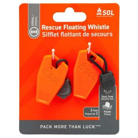 Survive Outdoors Longer Squall Whistle Orange 2/ct