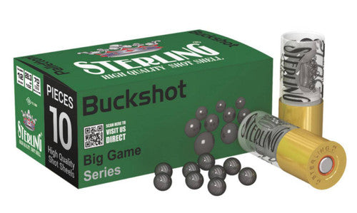 Sterling Big Game 12 Gauge 2 3/4" #00 Buckshot