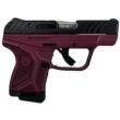 Ruger LCP II Handgun 22 LR 10rd Magazine 2.75" Barrel Black Slide with Black Cherry Frame