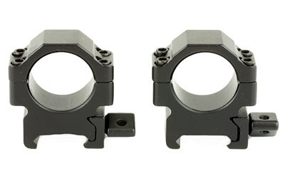 Leapers, Inc. - UTG Pro Max Strength, Rings, Fits Picatinny, 1" Low, 2 pieces, Black Finish RG2W1104